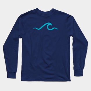 Wave squiggle Long Sleeve T-Shirt